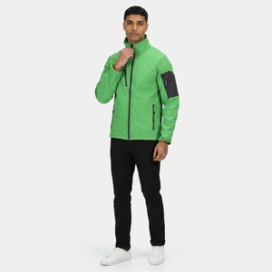 New Arrival Men's <b>Light</b> Weight Softshell <b>Jacket</b> for Winter Breathable Fabric with Customized Logo on Sale - Product Image 1