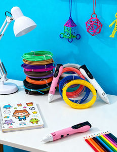 خيوط بلاستيكية ملونة من UOULYN ABS بسمك 1.75 مم، 5 أمتار × 20 قطعة، لإعادة تعبئة أقلام الطباعة ثلاثية الأبعاد للأطفال - Product Image 4