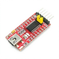 Adaptador USB a TTL con Módulo FT232RL Dedicado, Cable de Descarga con Interfaz Mini, Compatible con 33V y 5V, China