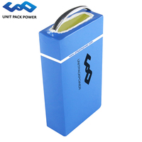 Batterie au lithium PVC 48V 40Ah de marque Brand Cells pour trottinette électrique, avec BMS 60A et chargeur 5A, rechargeable pour vélos électriques