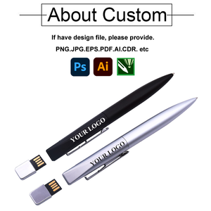 Heiß verkaufte <span class=keywords><strong>Promo</strong></span> Pen Shape Pen-Laufwerke 16GB 32GB 64GB 128GB Benutzer definiertes Logo Pen drive USB-Geschenke ABS USB-Flash-Laufwerk U Disk Memory - Product Image 2