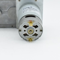 Moteur à engrenages 102*60mm 12v 24v faible puissance 10w couple élevé 10kg faible bruit faible vitesse 150 tr/min RS550 moteur à engrenages plat CC avec CE