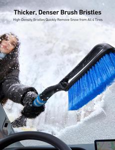 Brosse à neige multifonctionnelle pour voiture avec pelle amovible, grattoir à glace, matériau ABS/PP, 293g, légère, pour dégivrage et élimination de la glace - Product Image 3