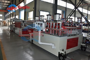 Longue ligne d'extrusion de panneau de porte de durée de vie avec la Offre Spéciale Ligne en plastique en bois populaire d'extrusion de panneau de porte de structure compacte de PVC - Product Image 5