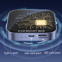 Stock Android Auto Carplay 128GB AI Box Dongle Accesorios de navegación GPS Adaptador de transmisión 5GHz WiFi Conexión dual 1 año