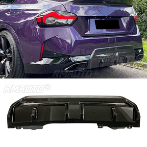 Difusor de Parachoques Trasero para BMW G42 M235i M240i Coupé de 2 Puertas 2021 2022 2023 2024 ABS Negro Brillante - Product Image 1