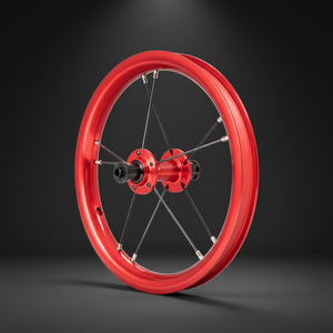 <span class=keywords><strong>Roue</strong></span> de vélo <span class=keywords><strong>BMX</strong></span> en alliage avec frein V avant/arrière, jante en aluminium de 12 pouces, revêtement en poudre, durable, pour vélos d'enfants, frein à disque - Product Image 2