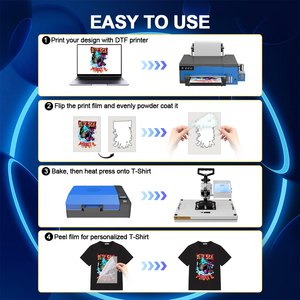Colorsun XP600 Inkjet Heat Imprimante Transfer T Shirt Fabric Impressora DTF L8058 Pet Film Printer Impresora DTF Printer - Product Image 6