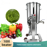 Robot culinaire commercial en acier inoxydable 304 pour le traitement de la laitue, des abricots, des oranges, du lait de coco et des feuilles de légumes 3/4KW