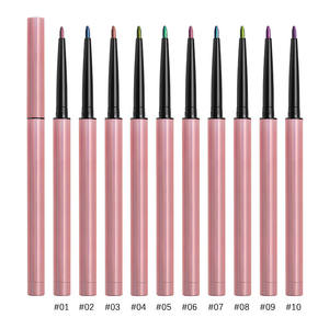 Vente en gros 10 couleurs caméléon stylo Eyeliner optique mince <span class=keywords><strong>crayon</strong></span> Eye Liner rotatif étanche avec ingrédients minéraux maquillage - Product Image 5