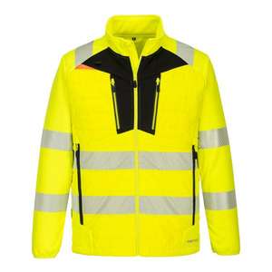 PORTWEST - DX473YBRL DX4 Chaqueta deflectora híbrida de alta visibilidad amarilla/negra-EAN 5036108361724 ROPA DE TRABAJO DE 2017 - Product Image 1
