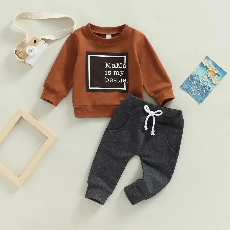 Mode Herbst Jungen Outfits koreanischen Stil Kinder kleidung Baby Jungen Jogging-Sets Boutique Kinder Kleidung Sets