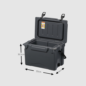 25qt cắm trại lạnh lưu trữ Mini rượu vang mát Hộp nhà sản xuất cung cấp xách tay màu đen carton Ningbo cách điện Hộp Ăn Trưa hiện đại <span class=keywords><strong>rotomolded</strong></span> hộp mát - Product Image 6