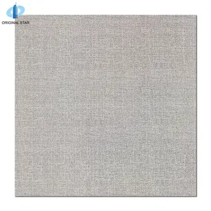 light grey cloth carpet texture floor tiles mall,home office,bedroom use glazed porcelain tile 600x600 mm easy to clean tiles