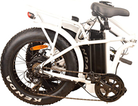 Mini vélo électrique urbain 500W, petit vélo électrique pliable 20 pouces, batterie lithium 15AH, moteur roue arrière en alliage d'aluminium, 7 vitesses