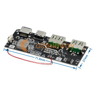 Qc4.0 QC3.0 LED kép USB 5V 4.5A 22.5W Micro Loại-C 18650 sạc mô-đun Nhiệt độ bảo vệ mạch ICS cho điện thoại di động - Product Image 2