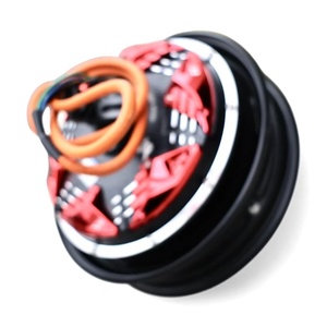Moteur à balais DKYS étanche à aimant permanent 48V 60V 72V 1500W pour skateboard et vélo, tambour électroplaqué 10 pouces 35H 1500W - Product Image 4