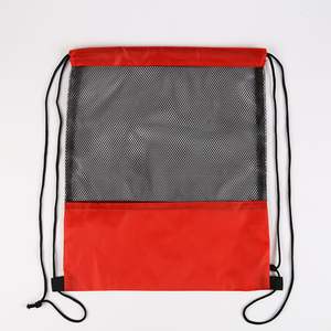 Sac à dos promotionnel en filet de polyester écologique pour ballon de football, basketball, volleyball, taille 5, 7, portable - Product Image 4