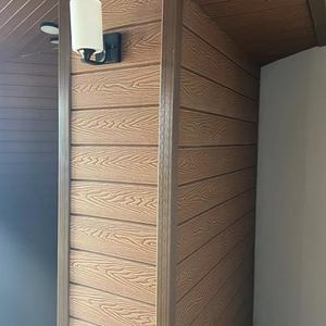 3d <span class=keywords><strong>rivestimento</strong></span> murale in rilievo protezione uv <span class=keywords><strong>legno</strong></span> grano wpc <span class=keywords><strong>rivestimento</strong></span> della parete pannelli <span class=keywords><strong>per</strong></span> esterni - Product Image 4