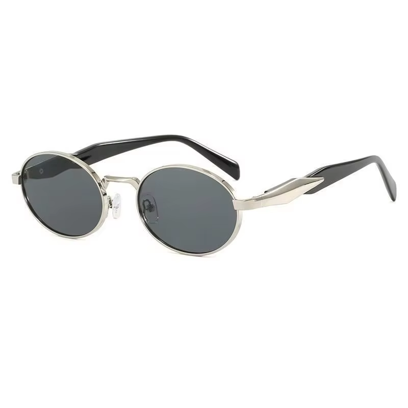 Silver-framed black film