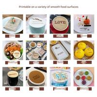 Imprimante jet d'encre portable professionnelle pour aliments, tête XP600, personnalisable pour décorations de gâteaux et œufs, contrôle Android entièrement automatique (Nouveau)