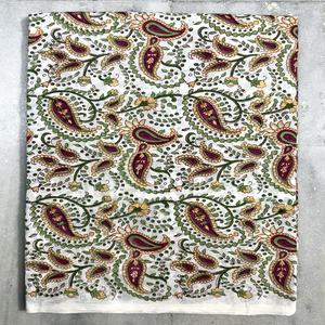 Tissu en coton non tissé écologique, doux, respirant, léger, 90 GSM, motif floral uni pour robes, tentures murales, décoration intérieure - Product Image 1