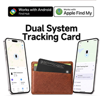 Set de Regalo MFi Find My Card, Dispositivo Inteligente, Mini Rastreador GPS, Localizador de Llaves con Control Remoto Inalámbrico para Cartera y Bolso