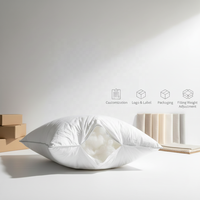 Oreillers de luxe en duvet de plumes d'oie naturelles, emballés sous vide, pour la maison (tailles King/Queen) – Collection Hôtelière – Vente en gros