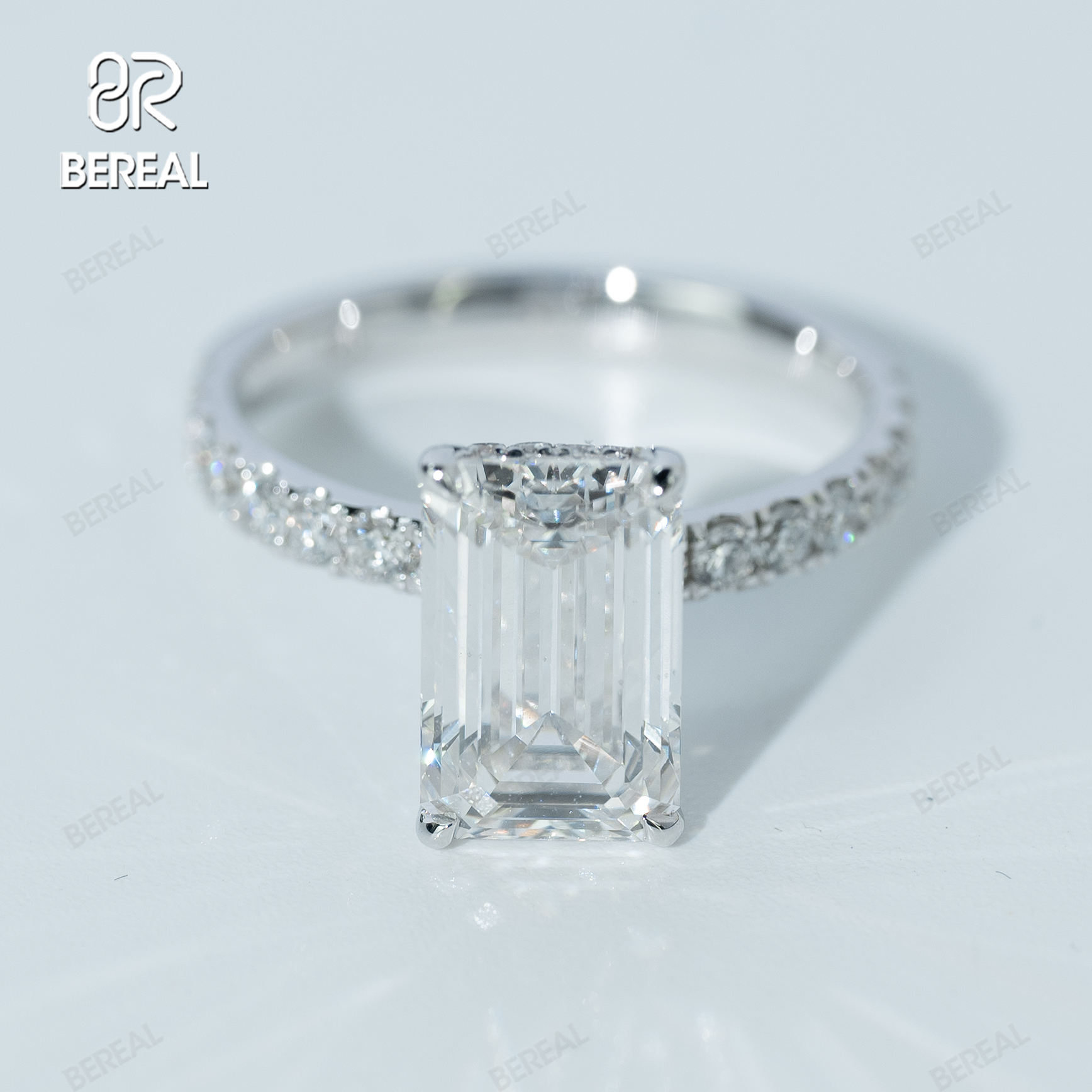 925 Silver+Vvs Lab Grown Diamond