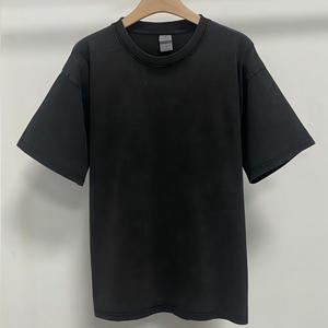 Camiseta de Hombre Oversize Vintage Lavada de 250GSM, con Logotipo Personalizado, Impresión DTF, Venta al por Mayor, 100% Algodón, Estilo Casual Urbano - Product Image 3