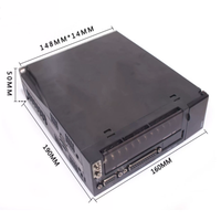 Kit de moteur servo AC 1000W 80ST-M04025, contrôleur de servo 4N.m 2500 tr/min avec câble de 3 m pour équipement industriel