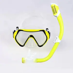 Masque à oxygène de plongée sans cadre de haute qualité pour ensemble de masques de plongée masques de plongée lunettes de natation