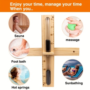 Modern Sundance Wooden Rotating 15-Minute Sand <strong>Timer</strong> for Bathroom Sweat Vapour-Gift Decoration - Product Image 6