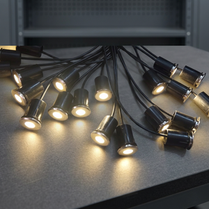 Lámpara LED Sumergible Moderna Redonda de Acero Inoxidable para Piscina, Montaje Empotrado, IP68 Impermeable, para Paisajismo - Product Image 2
