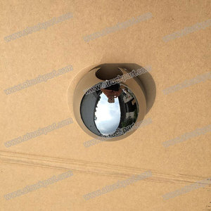 Boule de bras de miroir Chromr 72mm pour pièces de carrosserie de rechange de camion ISUZU NQR NKR 150 600P - Product Image 1