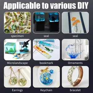 Uv Glue Low Odor Crystal Drops Transparent Quick Drying DIY Handmade Jewelry Low Odor Crystal 10g 25g