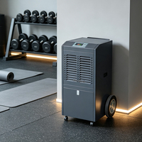 Déshumidificateur commercial avec compresseur de marque réputée, sécheur d'air haute efficacité pour grandes surfaces