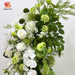 Arco de Flores Artificiales de Hortensias Verdes Elegantes de Nuevo Diseño para Decoración de Bodas y Eventos LEDA - Product Image 2