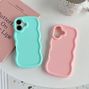 Nuova Custodia per iPhone 17, <span class=keywords><strong>Cover</strong></span> Protettiva Morbida Color Caramella con Motivo a Onde Grandi per <span class=keywords><strong>Apple</strong></span> 16, Vendita all'Ingrosso - Product Image 3