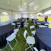 Carpa Impermeable de Aleación de Aluminio de 20x40 pies para Exteriores, para Ferias Comerciales y Jardín, con Tela de PVC Ignífuga