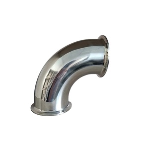 2024 nouveau produit sanitaire en acier inoxydable 90 degrés Tri pince raccords de tuyauterie coude - Product Image 2