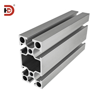 Profil en aluminium d'extrusion industrielle 4080 profilé en alliage d'aluminium industriel de 3.0mm chaîne de production d'équipement lourd 4080