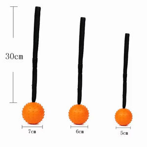 Gioco per Cani da Tiro alla Fune Resistente - Palla Interattiva in Gomma su Corda per Masticatori Aggressivi e Addestramento - Product Image 2