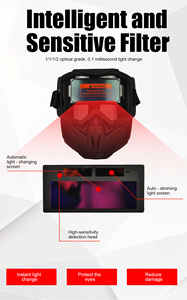 Masque de soudage solaire automatique Safeup UNS à obscurcissement automatique, en PP, pour la fabrication de métaux - Product Image 4