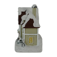 Nouveauté : Décoration de Noël en forme de Père Noël, maison lumineuse musicale animée à LED pour intérieur, cadeau
