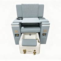 Fauteuils de pédicure de luxe pour spa avec extension de cils, canapé de massage électrique tout-en-un pour pédicure, fauteuil de pédicure massant