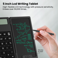 Newyes nouveau bloc-notes pliant 12 chiffres calculatrice électronique bloc-notes Lcd dessin tablette