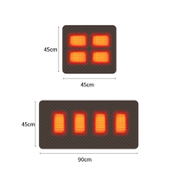 Coussin chauffant sans fil portable USB, coussin chauffant électrique thermique
