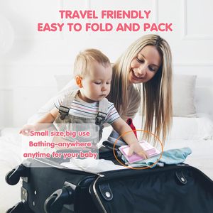 Asiento de Baño Inflable Portátil para Bebés, Soporte Plegable para Bañera de Recién Nacidos, Cojín de Baño para Bebés y Niños Pequeños, Ideal para Viajes - Product Image 5