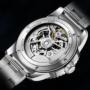 Reloj de Acero Fino para Hombre, Automático, Luminoso, Mecánico - Product Image 5